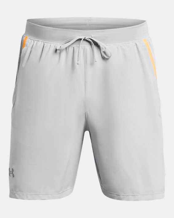 Men's UA Launch 2-in-1 7" Shorts in Gray image number 5